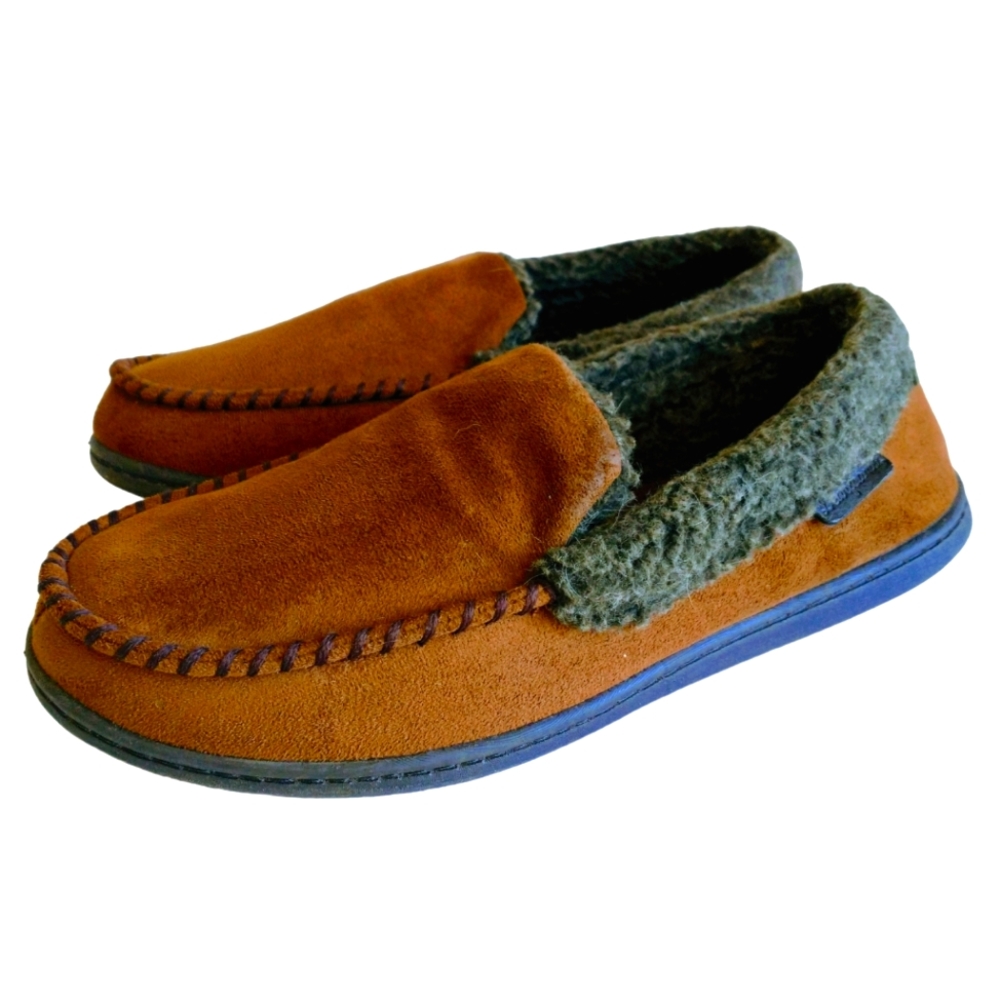 mens moccasin slippers